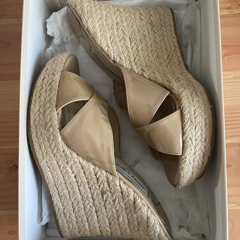 Jimmy Choo platform wedge sandal